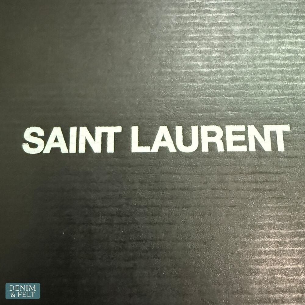 NEW Saint Laurent Court Classic SL/39 Beige Coffee Canvas High-Top Sneakers Luxe - Picture 14 of 16